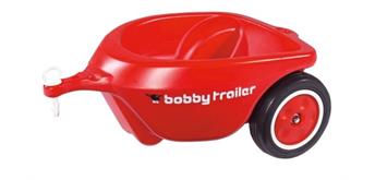 Simba New BIG-BOBBY-CAR Anhänger rot, mit Flüster.