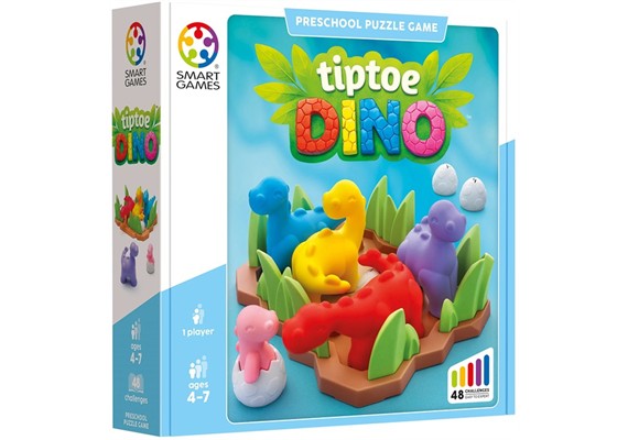 Smart games SG 043 Tiptoe Dino 1 Stück assortiert