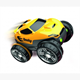 Smoby FleXtreme Rennauto Gelb