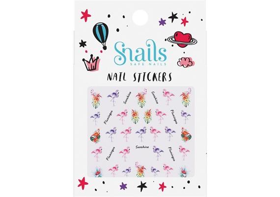 Snails Nagelsticker Flamingos