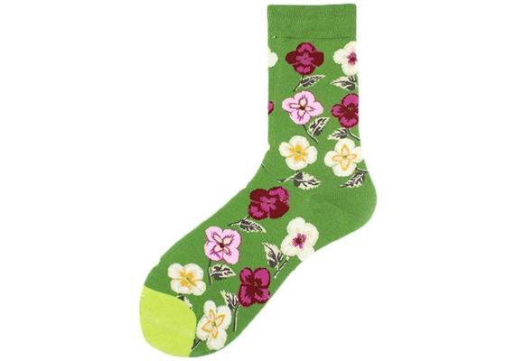 Socken 2246-038-35 Grösse 38 - 45 cm - Flowers