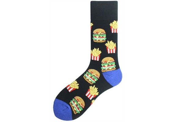 Socken 2246-073-5 Grösse 38 - 45 Hamburgers-Fries Socken 2246-073-5 Grösse 38 - 45 Hamburgers-Fries