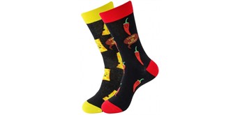 Socken 2316-095-2 Grösse 38 - 45 cm - Käse-Pfeffer