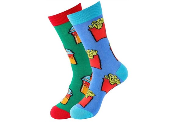 Socken 2316-095-5 Grösse 38 - 45 Milkshakes - Fries