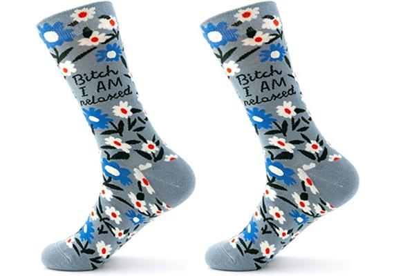 Socken 2316-137-4 Grösse 38 - 45 cm - Flowers Relaxed