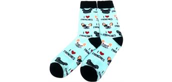 Socken 2424-026 Grösse 38 - 45 cm - French Bulldog