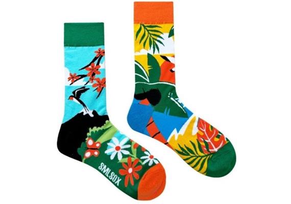 Socken 2512-102 Grösse 38 - 46 cm - Flower Birds