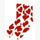 Socken 2512-155 Grösse 38 - 45 Hearts