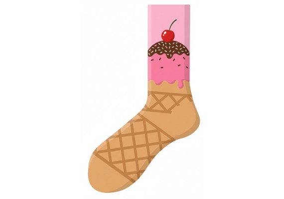 Socken 2512-220 Grösse 36 - 43 Icecream