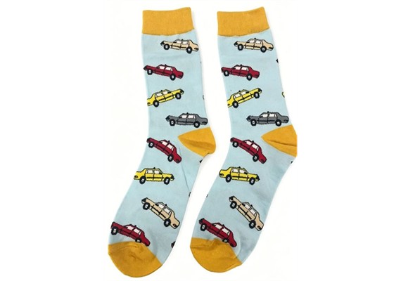 Socken 2512-247 Grösse 38 - -45 Autos