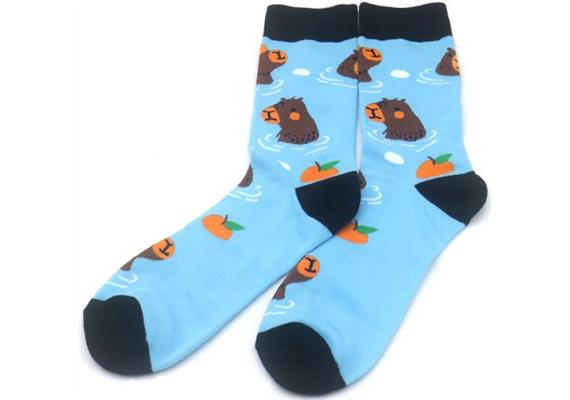 Socken 2548-002 Grösse 38 - 45 cm - Capybara