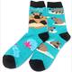 Socken 2548-008 Grösse 38 - 45 cm - Capybara