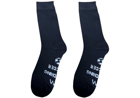 Socken 2607-030 Grösse 38 - 45 Ich schaue Fussball