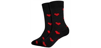 Socken 2607-062 Grösse 38 - 45 Herzen