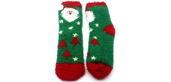 Socken 707-008 Grösse 35 - 40 Fluffy Samichlaus