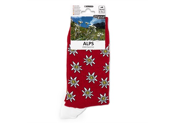 Socken Alpen- Edelweiss Grösse 39 - 42