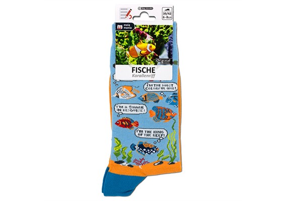Socken Aquarium Korallenriff Grösse 39 - 42