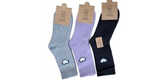Socken aus Alpaka Wolle Grösse 36 - 41 cm - 1 Paar assortiert
