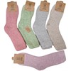 Socken aus Wolle Grösse 36 - 41 cm - 1 Paar assortiert