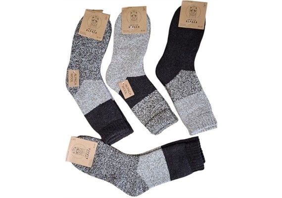 Socken aus Wolle Grösse 41 - 47 cm - 1 Paar assortiert