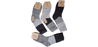 Socken aus Wolle Grösse 41 - 47 cm - 1 Paar assortiert
