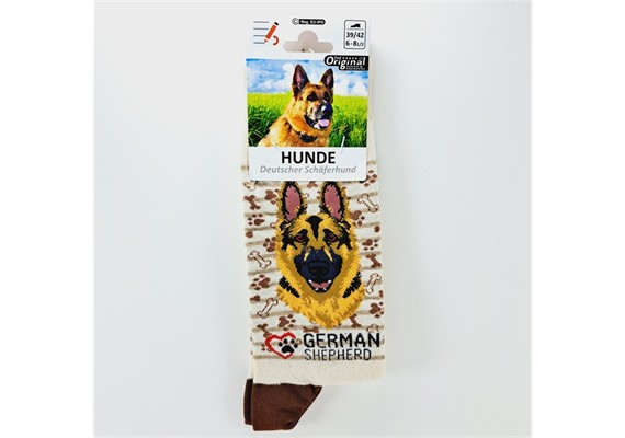 Socken Deutscher Schäferhund Grösse 39 - 42
