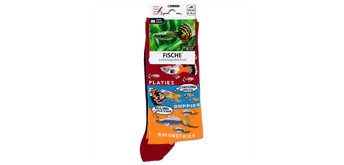 Socken Familienleben Lebendgebärende Fische Grösse 35 - 38