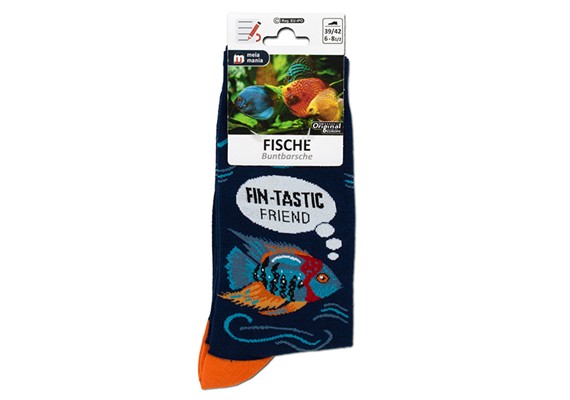 Socken Freundliche Buntbarsche Grösse 39 - 42