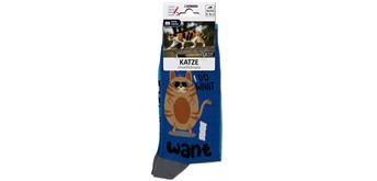 Socken Katze unabhängig Grösse 35 - 38