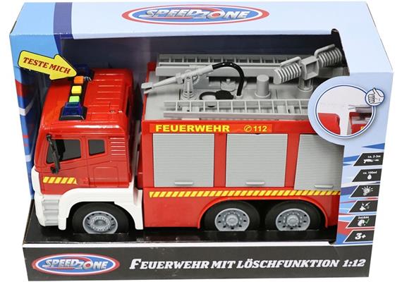 Speedzone D/C Feuerwehr mit Licht und Sound, 1:12