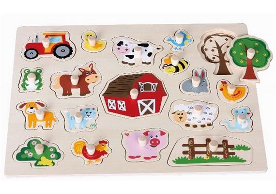 Spielba Puzzle Tiere gross mit Griffli