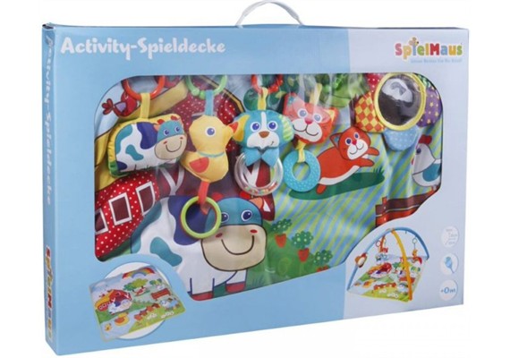 SpielMaus Baby Activity Spieldecke und Spiegel