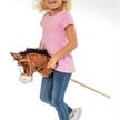 SpielMaus Holz Plüsch Steckenpferd mit Sound, braun, 98 cm | Bild 2