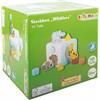 SpielMaus Holz Steckbox Wildtiere, 9 Teile