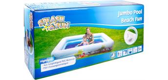 Splash & Fun Beach-Fun Jumbo Pool, 254 x 160 x 48 cm