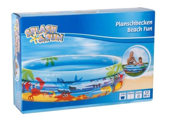 Splash & Fun Planschbecken Beach Fun, 140 cm