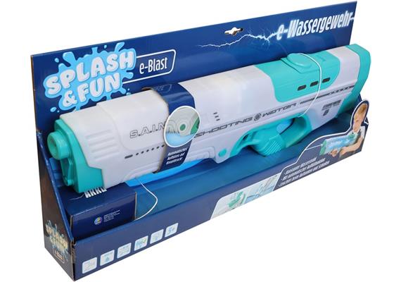 Splash & Fun Wassergewehr mit Licht, 56.5 cm, elektrisch