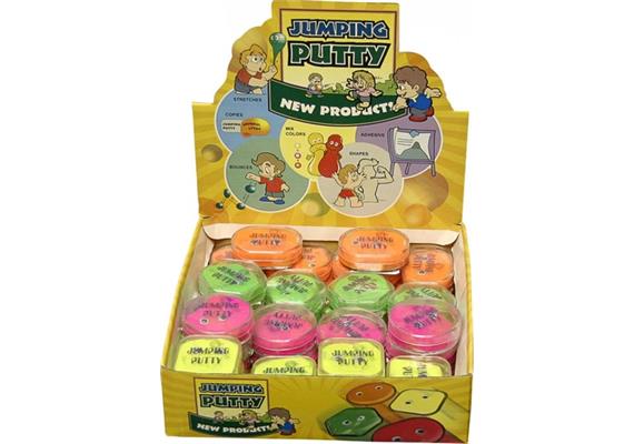 Springball-Knete Jumping Putty, farblich assortiert