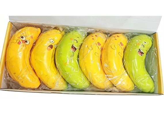 Squishy Banane 15 cm 1 Stück assortiert