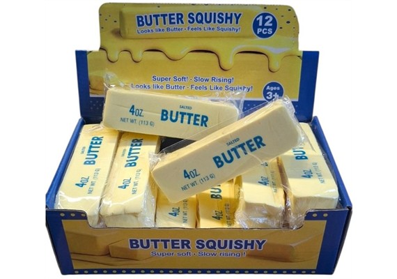 Squishy Butter 13 cm - 1 Stück assortiert