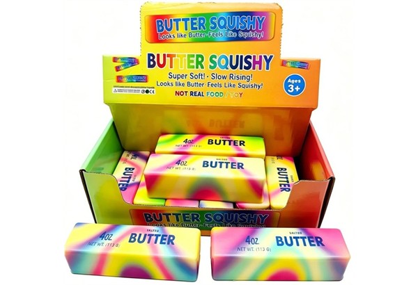 Squishy Butter 13 cm - 1 Stück assortiert