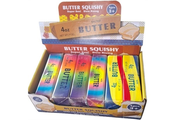 Squishy Butter 13 cm - 1 Stück assortiert