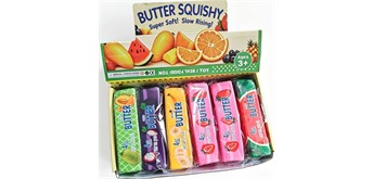 Squishy Butter Frucht 13 cm 1 Stück assortiert