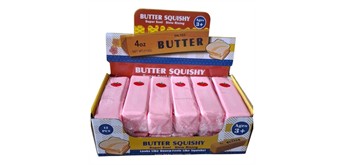 Squishy Butter pink 13 cm - 1 Stück assortiert