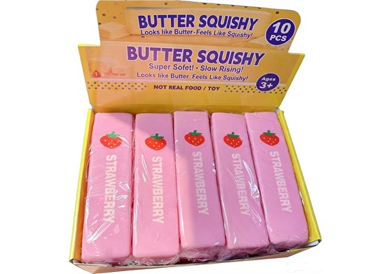 Squishy Butter Pink XXL 23.5 x 6 x 6 cm 1 Stück