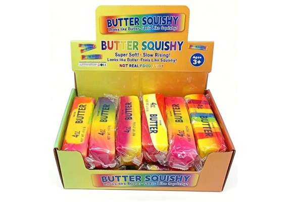 Squishy Butter Regenbogen 1 Stück assortiert