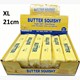 Squishy Butter XL 21 cm - 1 Stück assortiert