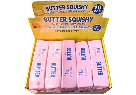 Squishy Butter XXL Pink 23.5 x 6 x 6 cm 1 Stück