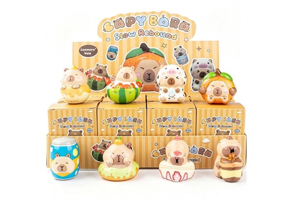 Squishy Cabybara 5 cm 1 Stück assortiert