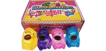 Squishy Capybara 8.5 cm Glitter - 1 Stück assortiert